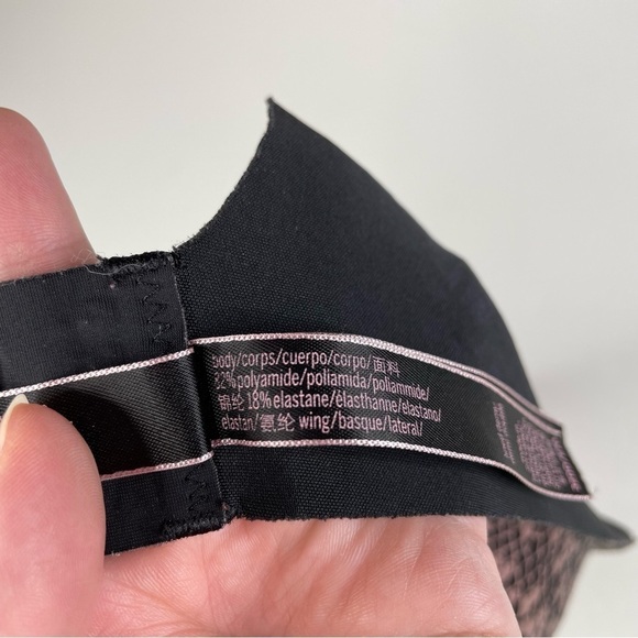 Victoria’s Secret Snakeskin Print Lined Demi Bra Size 32DD - Picture 5 of 5